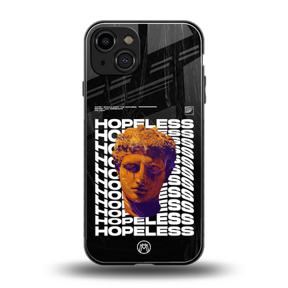 hopeless greek back phone cover | glass case for iphone 15