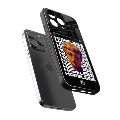 hopeless greek back phone cover | glass case for iphone 14 pro