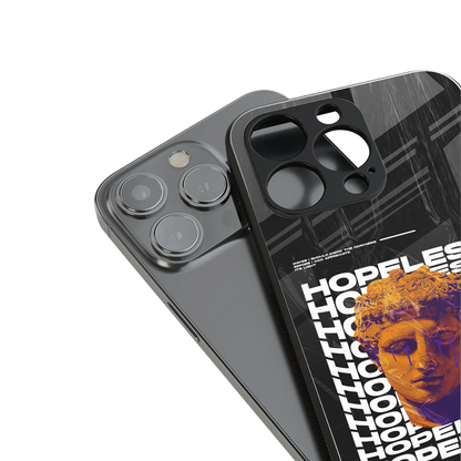 hopeless greek back phone cover | glass case for iphone 13 mini