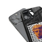 hopeless greek back phone cover | glass case for iphone 14 pro max