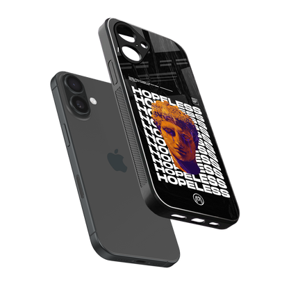 hopeless greek back phone cover | glass case for iphone 16