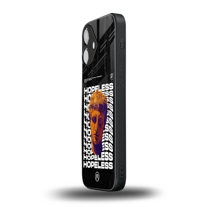 hopeless greek back phone cover | glass case for iphone 16