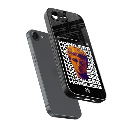 hopeless greek back phone cover | glass case for iphone 16e