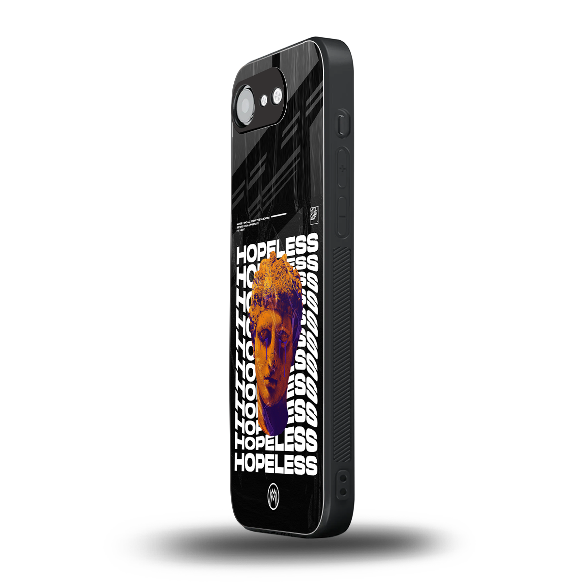 hopeless greek back phone cover | glass case for iphone 16e