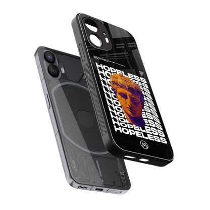 hopeless greek back phone cover | glass case for nothing phone 2