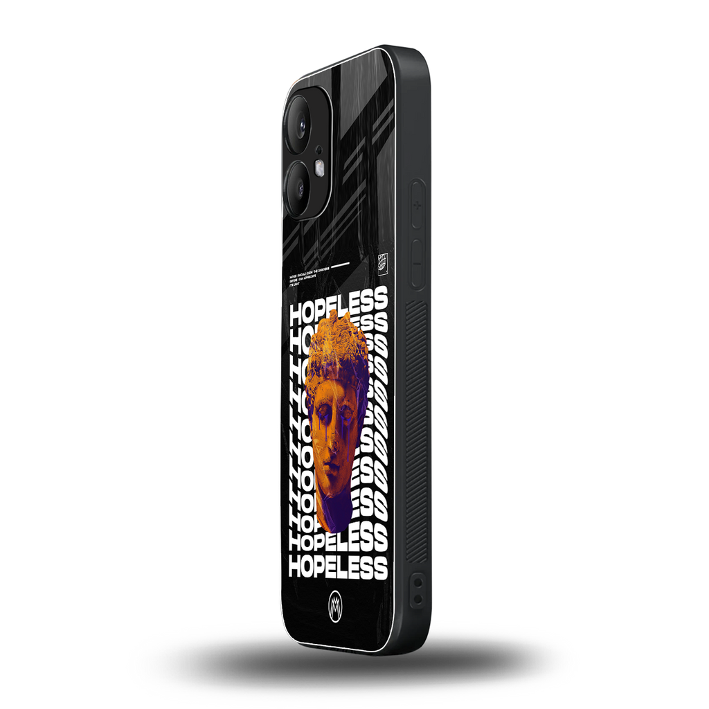 hopeless greek back phone cover | glass case for nothing phone 2