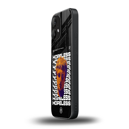 hopeless greek back phone cover | glass case for nothing phone 2