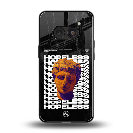 hopeless greek back phone cover | glass case for nothing phone 2a
