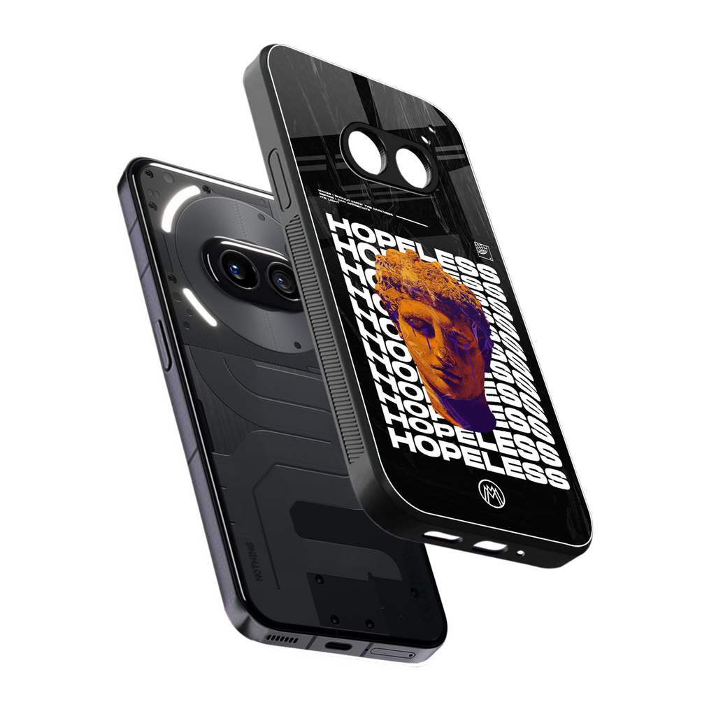 hopeless greek back phone cover | glass case for nothing phone 2a