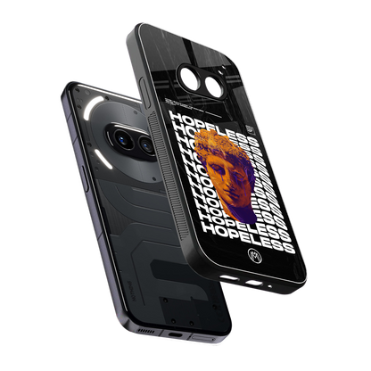 hopeless greek back phone cover | glass case for nothing phone 2a