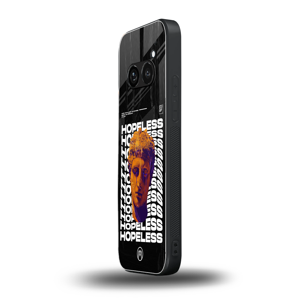 hopeless greek back phone cover | glass case for nothing phone 2a