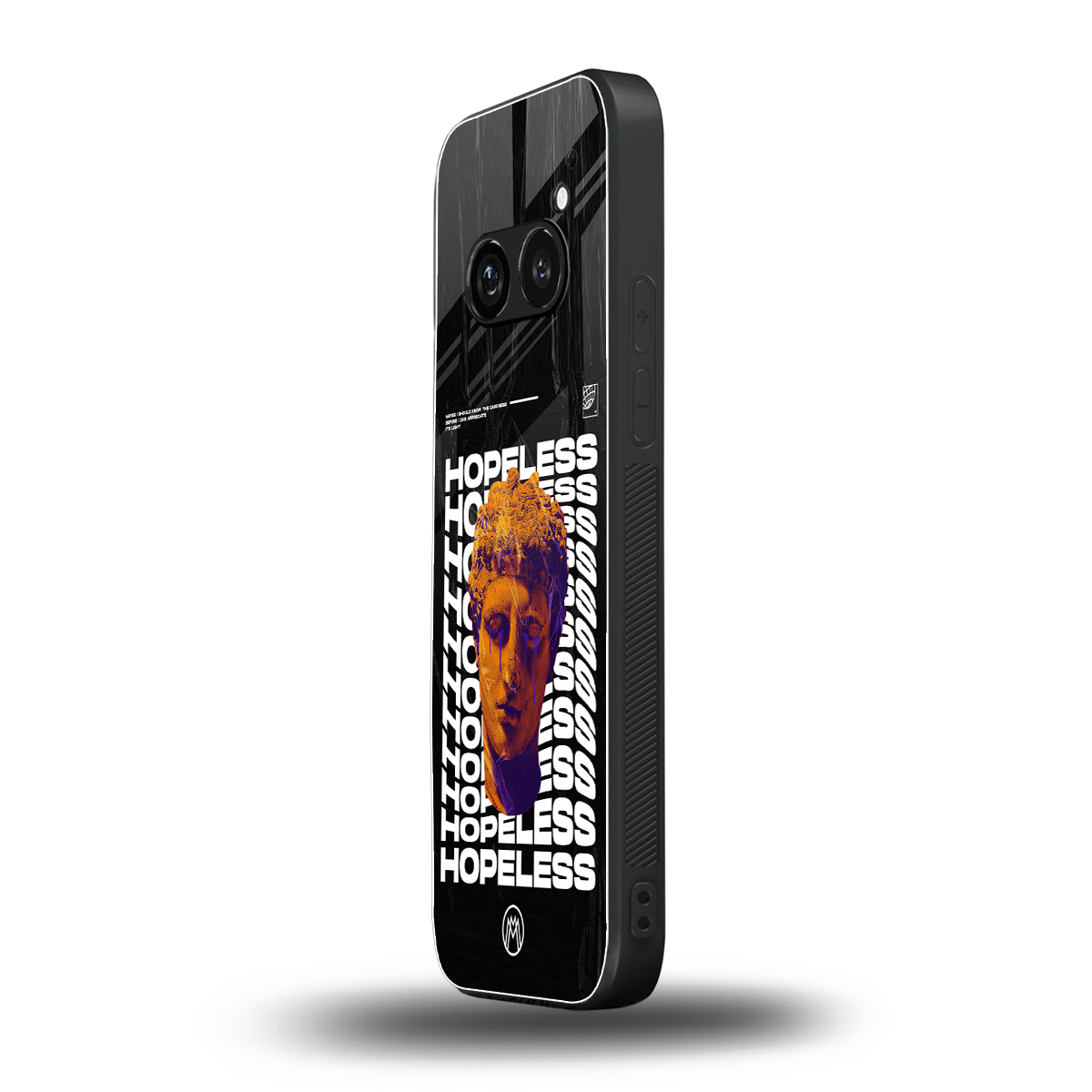 hopeless greek back phone cover | glass case for nothing phone 2a