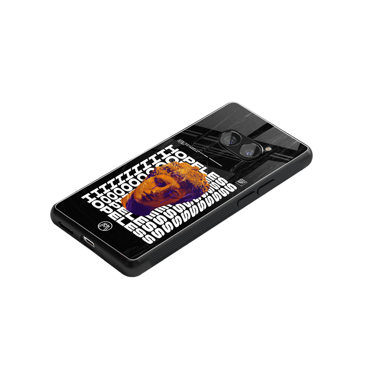 hopeless greek back phone cover | glass case for nothing phone 2a