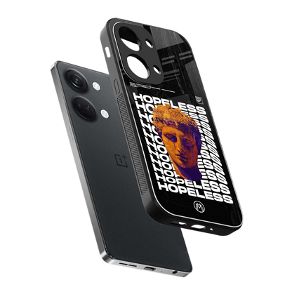 hopeless greek back phone cover | glass case for oneplus nord 3