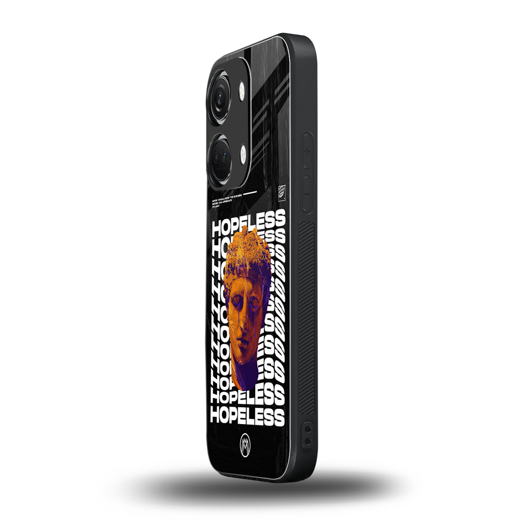 hopeless greek back phone cover | glass case for oneplus nord 3