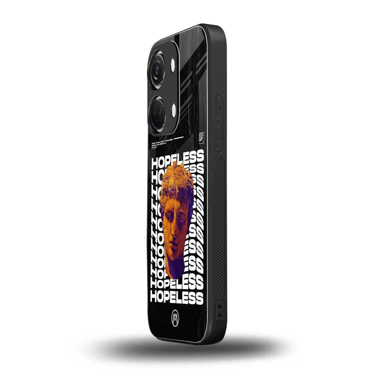 hopeless greek back phone cover | glass case for oneplus nord 3