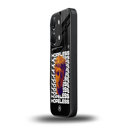 hopeless greek back phone cover | glass case for oneplus nord 3