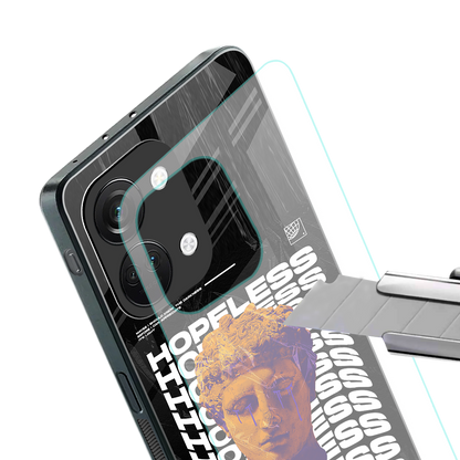 hopeless greek back phone cover | glass case for oneplus nord 3