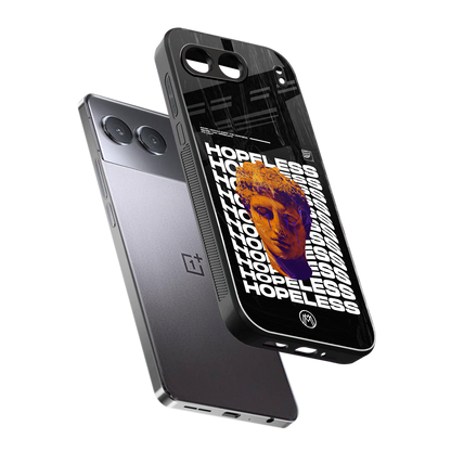 hopeless greek back phone cover | glass case for oneplus nord 4