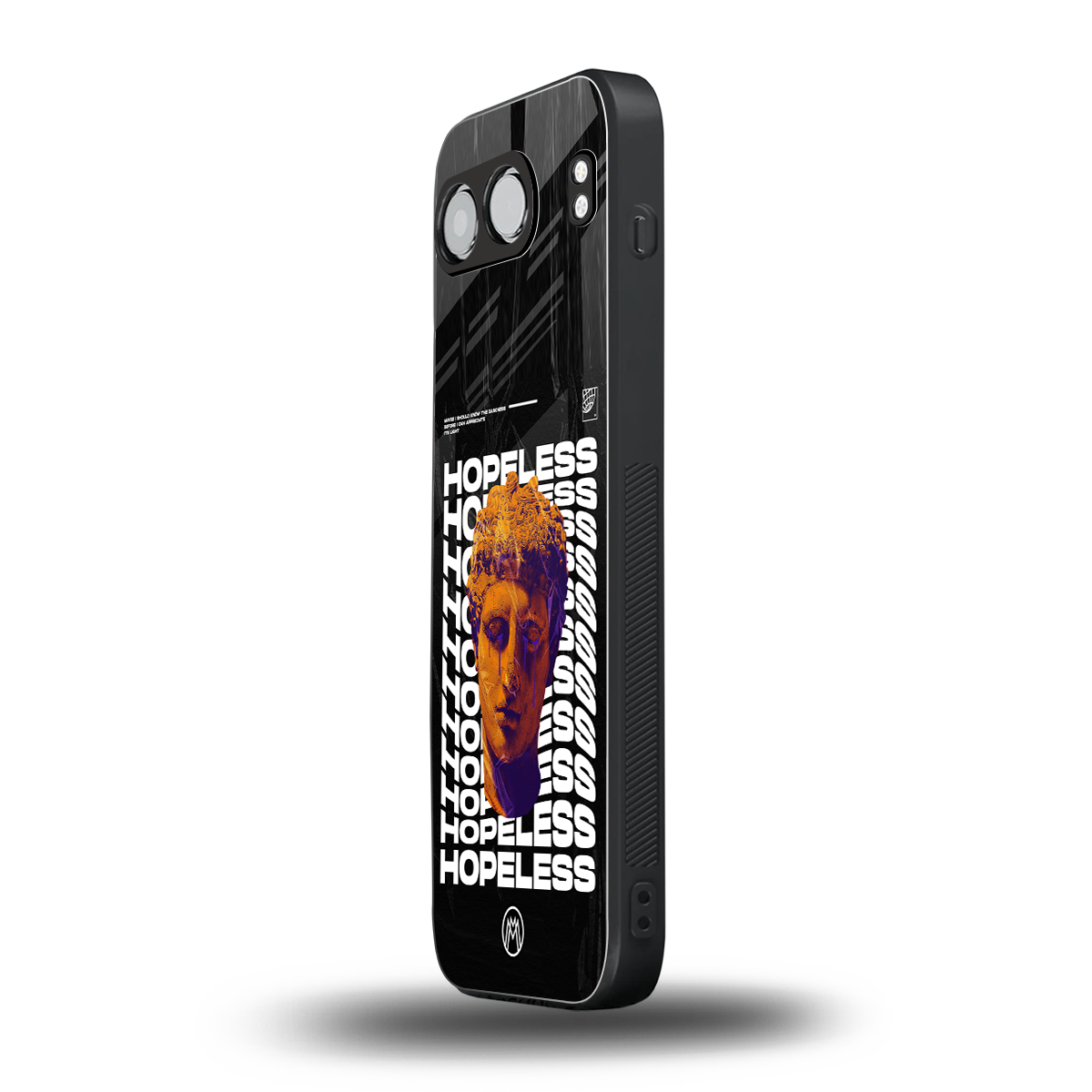 hopeless greek back phone cover | glass case for oneplus nord 4