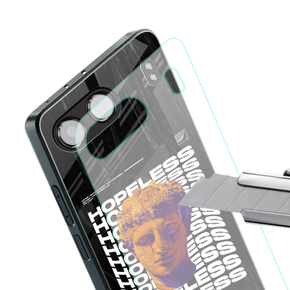 hopeless greek back phone cover | glass case for oneplus nord 4