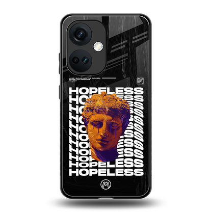 hopeless greek back phone cover | glass case for oneplus nord ce 3
