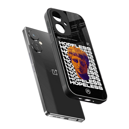 hopeless greek back phone cover | glass case for oneplus nord ce 3