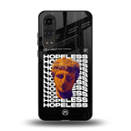 hopeless greek back phone cover | glass case for oneplus nord ce 4 lite