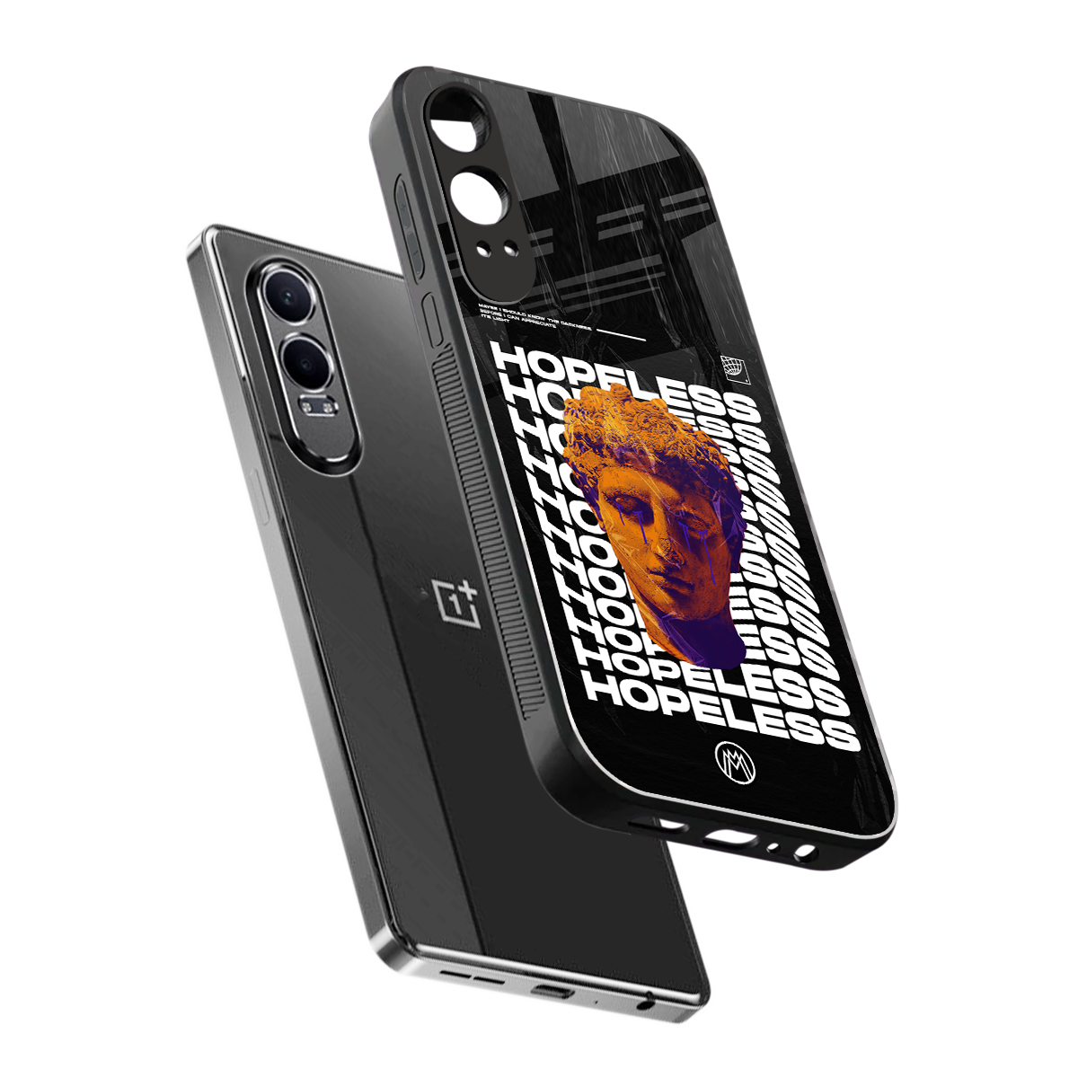 hopeless greek back phone cover | glass case for oneplus nord ce 4 lite