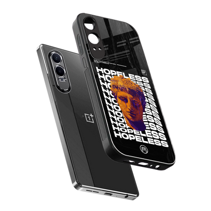 hopeless greek back phone cover | glass case for oneplus nord ce 4 lite
