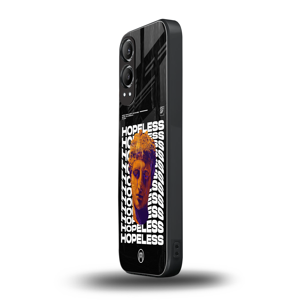 hopeless greek back phone cover | glass case for oneplus nord ce 4 lite