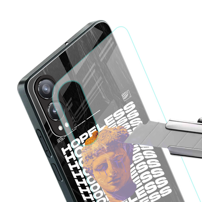 hopeless greek back phone cover | glass case for oneplus nord ce 4 lite
