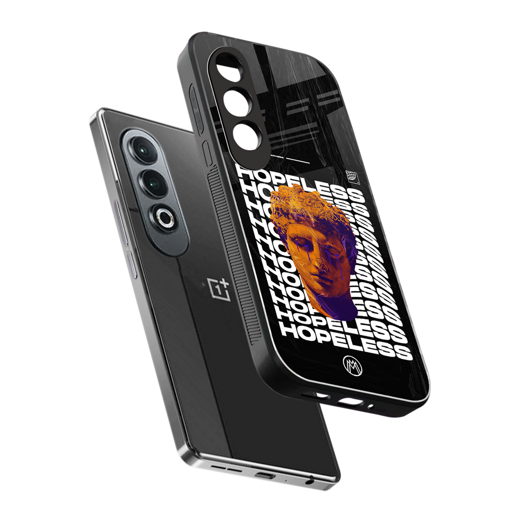 hopeless greek back phone cover | glass case for oneplus nord ce 4