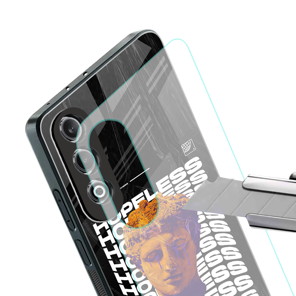 hopeless greek back phone cover | glass case for oneplus nord ce 4