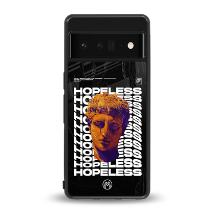 hopeless greek back phone cover | glass case for google pixel 6 pro