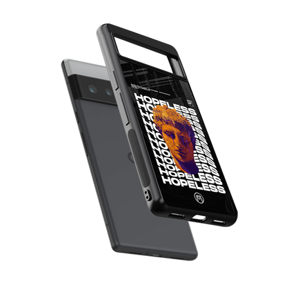 hopeless greek back phone cover | glass case for google pixel 6 pro