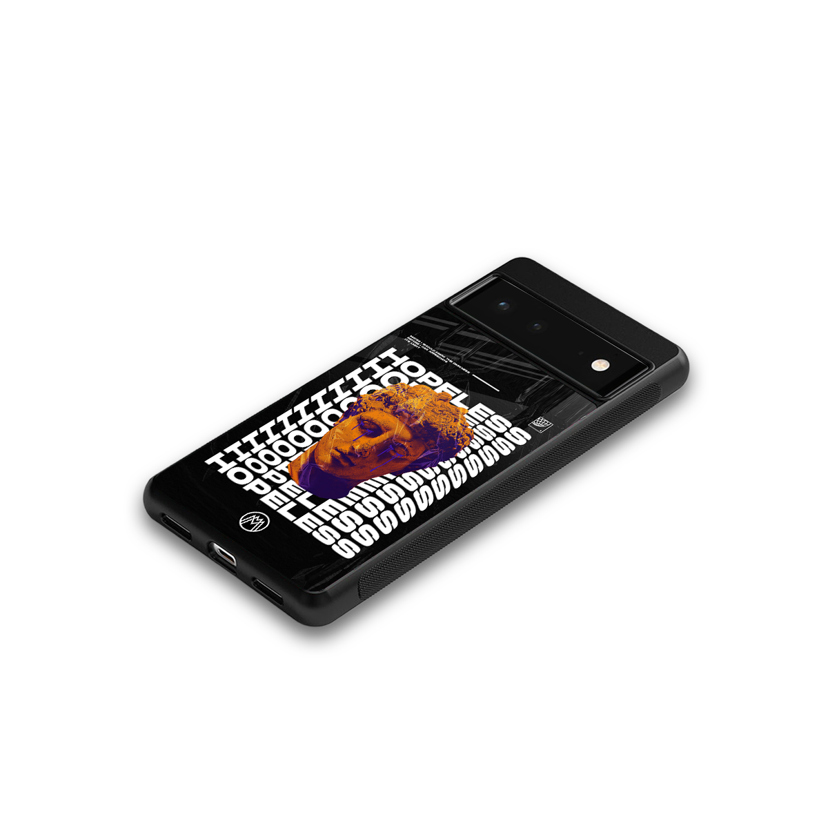 hopeless greek back phone cover | glass case for google pixel 6