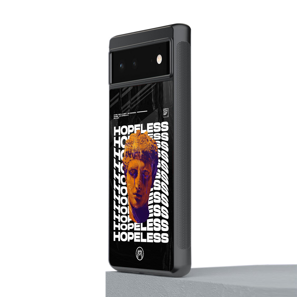 hopeless greek back phone cover | glass case for Google Pixel 6A