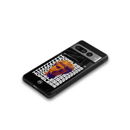 hopeless greek back phone cover | glass case for google pixel 7 pro