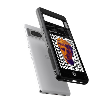hopeless greek back phone cover | glass case for Google Pixel 7A