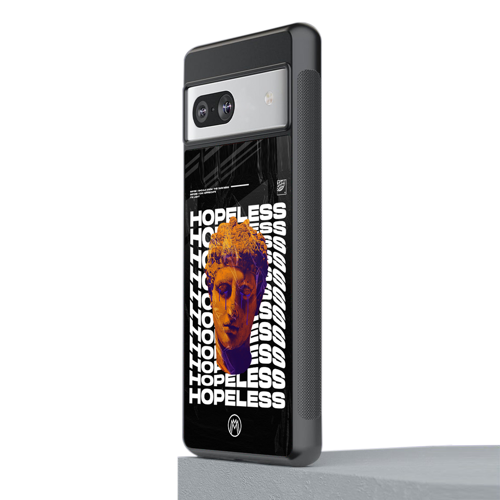 hopeless greek back phone cover | glass case for Google Pixel 7