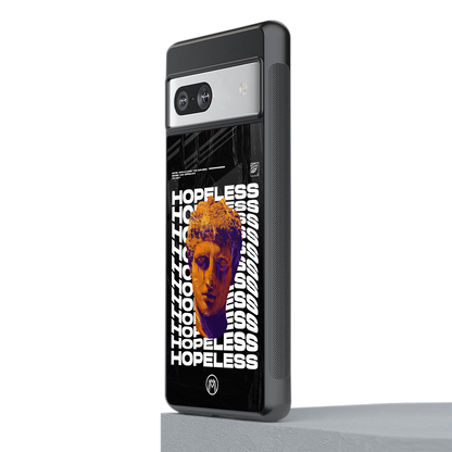 hopeless greek back phone cover | glass case for Google Pixel 7A
