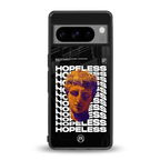 hopeless greek back phone cover | glass case for google pixel 8 pro