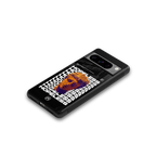 hopeless greek back phone cover | glass case for google pixel 8 pro