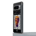 hopeless greek back phone cover | glass case for google pixel 8 pro