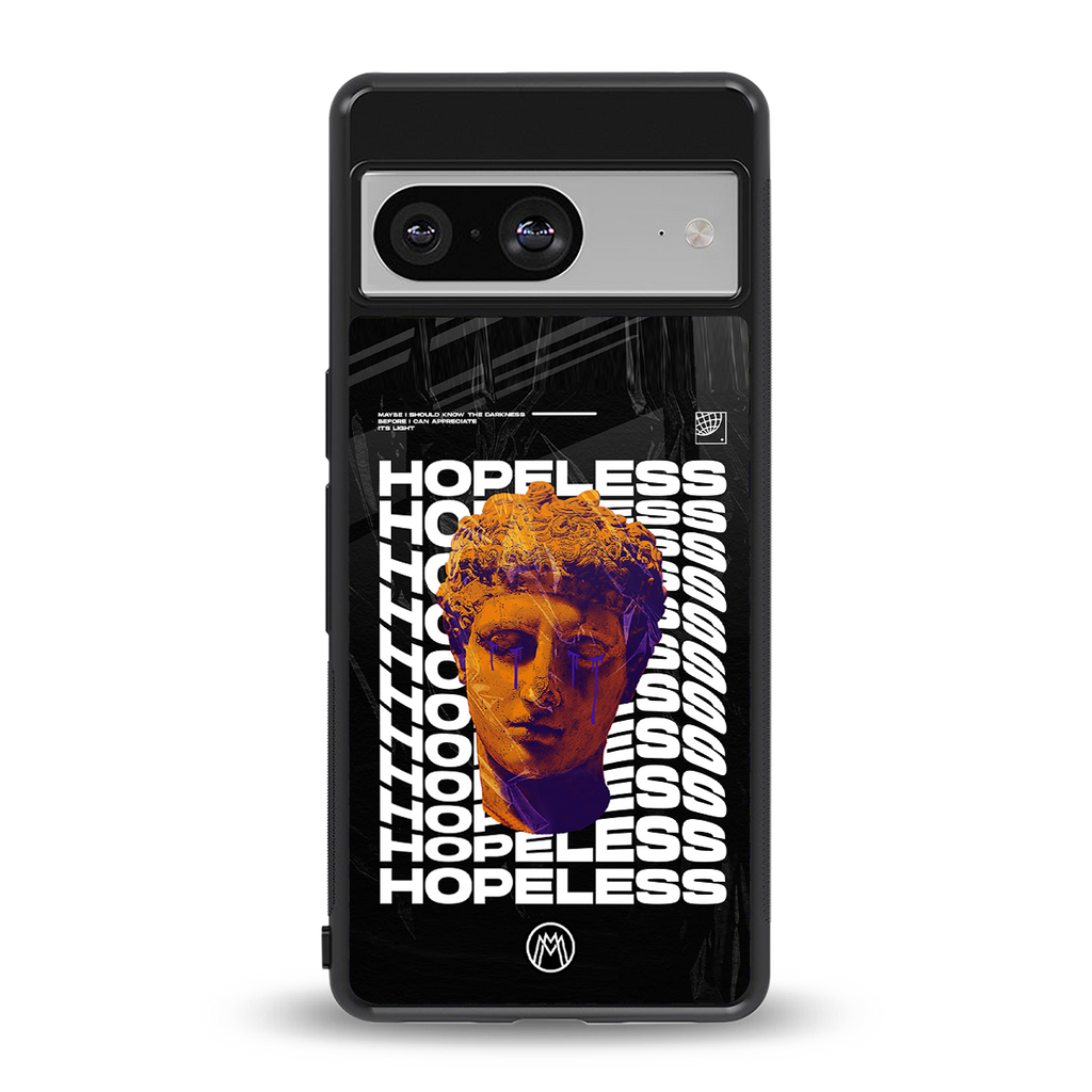 hopeless greek back phone cover | glass case for Google Pixel 8