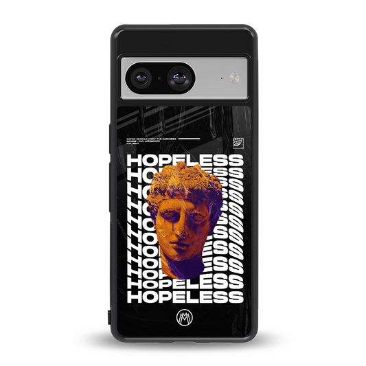 hopeless greek back phone cover | glass case for Google Pixel 8