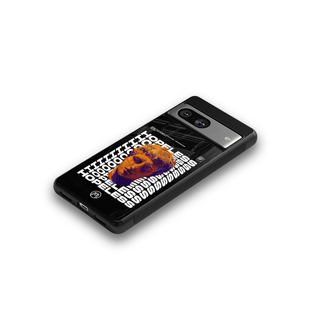 hopeless greek back phone cover | glass case for Google Pixel 8