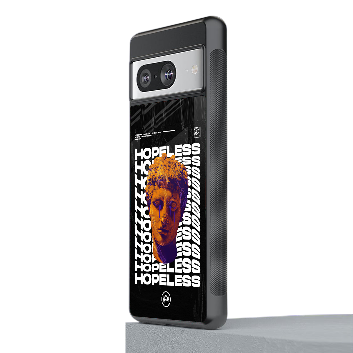 hopeless greek back phone cover | glass case for Google Pixel 8