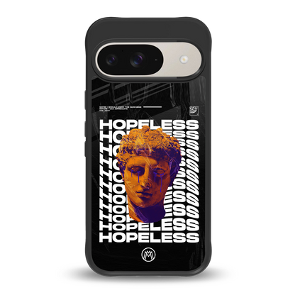 hopeless greek back phone cover | glass case for google pixel 9